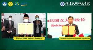 Rektor UNJ Tandatangani MoU dan MoA dengan FPNU