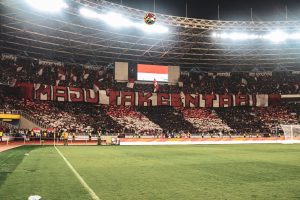 Para pendukung supporter Indonesia yang memadati SUGBK. Sumber Foto dari akun X @LaGrandeIndo