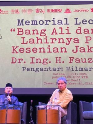 Bang Ali Bilang: Kebudayaan Bukan Proyek, Itu Hak Rakyat