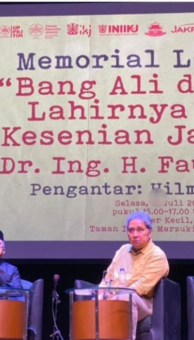 Bang Ali Bilang: Kebudayaan Bukan Proyek, Itu Hak Rakyat