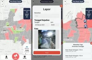Aplikasi “Lapor Banjir Depok” Buatan Mahasiswa UI