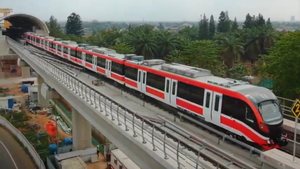Per April 2021, Konstruksi LRT Capai 84,47%
