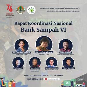 Rakornas Ke-6, KLHK Luncurkan Simba.id dan Beri Penghargaan kepada Tujuh Bank Sampah
