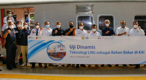 PGN dan KAI Lakukan Uji Dinamis Kereta Api Berbahan Bakar Gas Alam