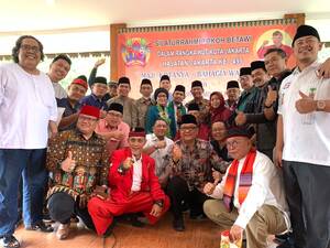 Tokoh Betawi pada HUT ke-91 Eddie Marzuki Nalapraya
