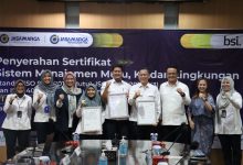 Terapkan Manajemen Mutu, PT Jasamarga Transjawa Tol Menerima Tiga Sertifikasi ISO Tahun 2022